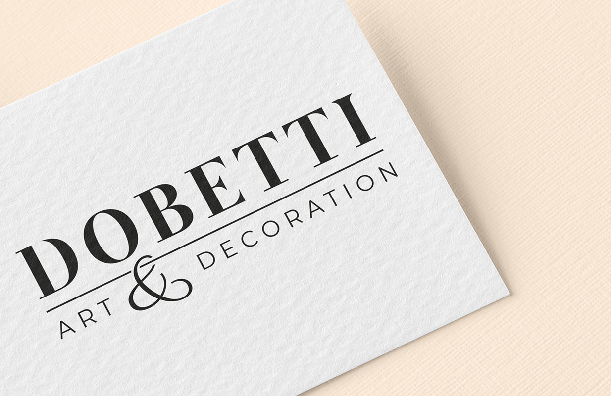 Projekt logo dla sklepu internetowego z rękodziełem Dobetti Art & Deco